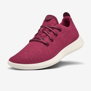 Raspberry Allbirds women’s wool runners
